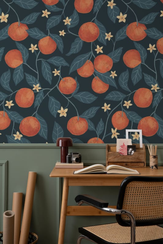 Hovia FR5491DA07W Citrus Dark  - mural w pomarańcze