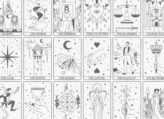Hovia CO5004WH03W Tarot - mural w karty tarota