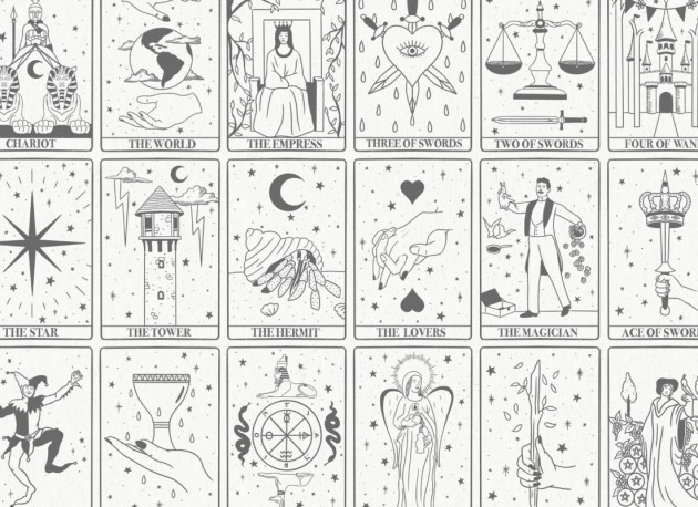Hovia CO5004WH03W Tarot - mural w karty tarota