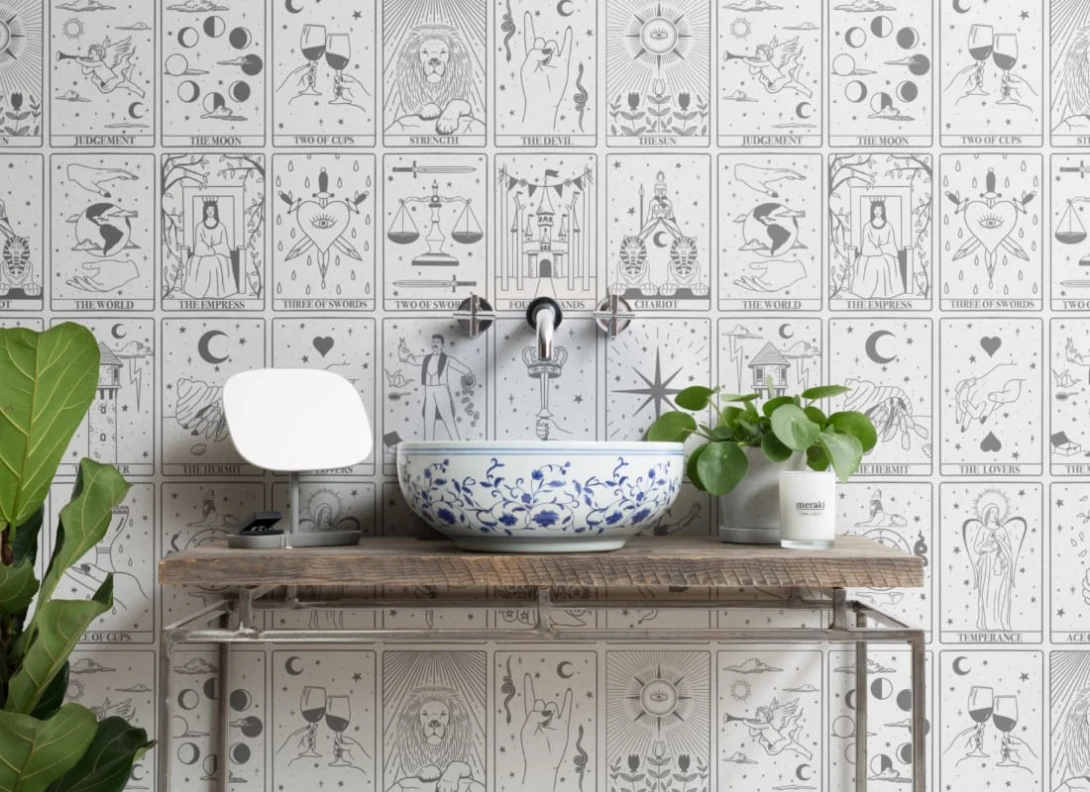 Hovia CO5004WH03W Tarot - mural w karty tarota