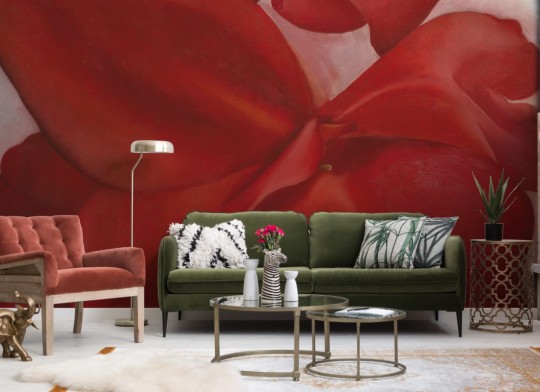 Hovia AR0057RE30W Cannas - mural w duże kwiaty