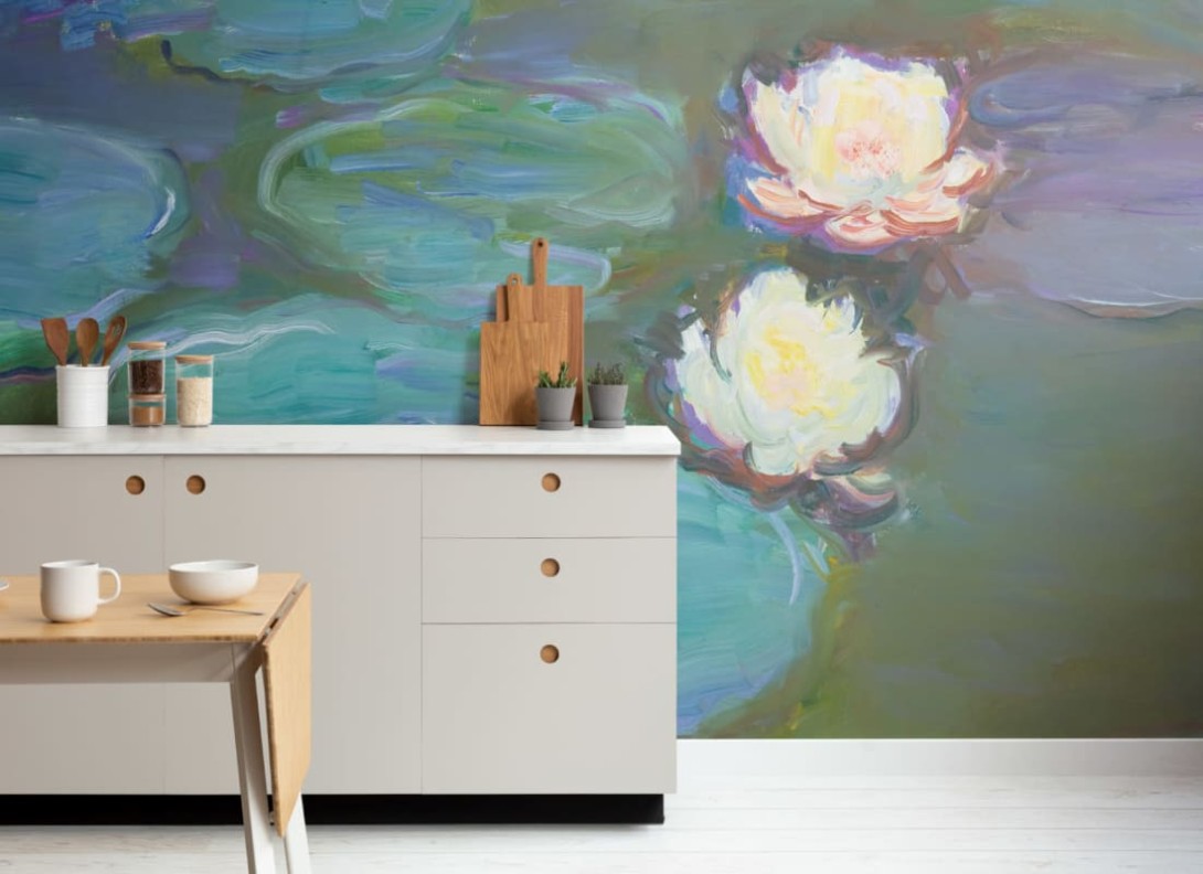 Hovia AR0049BU05W Water Lilies - mural w lilie wodne Claude'a Moneta