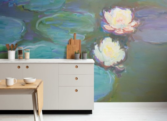 Hovia AR0049BU05W Water Lilies - mural w lilie wodne Claude'a Moneta