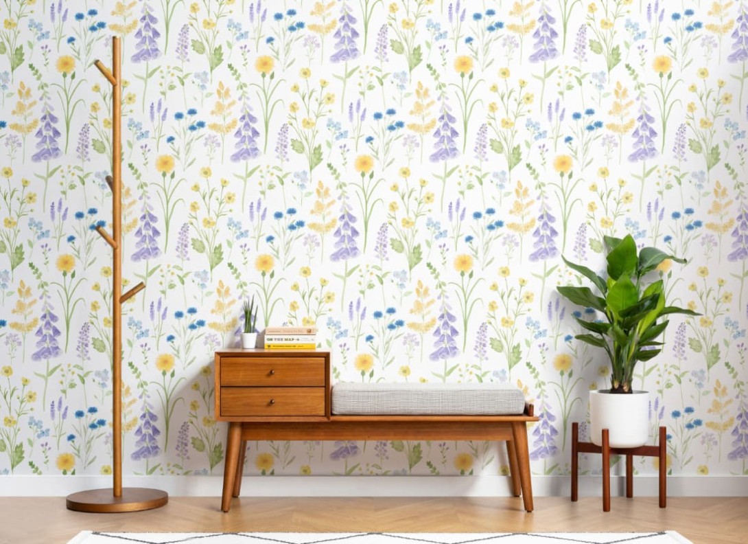 Hovia FL5015MU04W Foxglove - mural w kwiaty