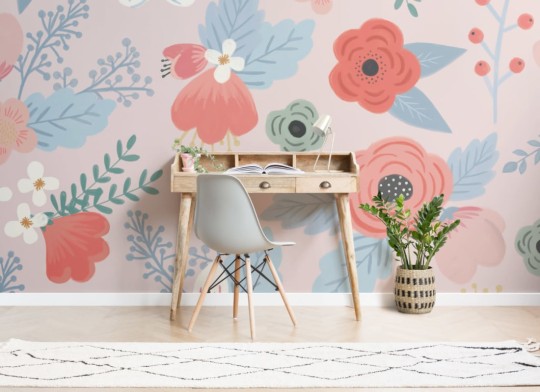 Hovia FL0006BP02W Jasmine - mural w kwiaty