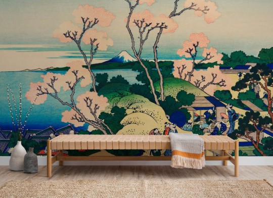 Hovia AR0043MU02W Goten-Yama - mural w japoński krajobraz