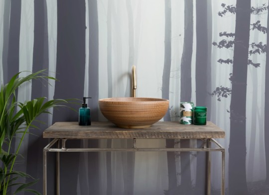 Hovia FO0038GE30W Atmos - mural w zamglony las