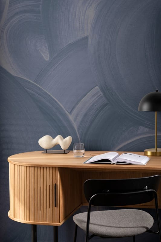 Hovia AB0146DA06W Canvas Navy - mural w malarski motyw
