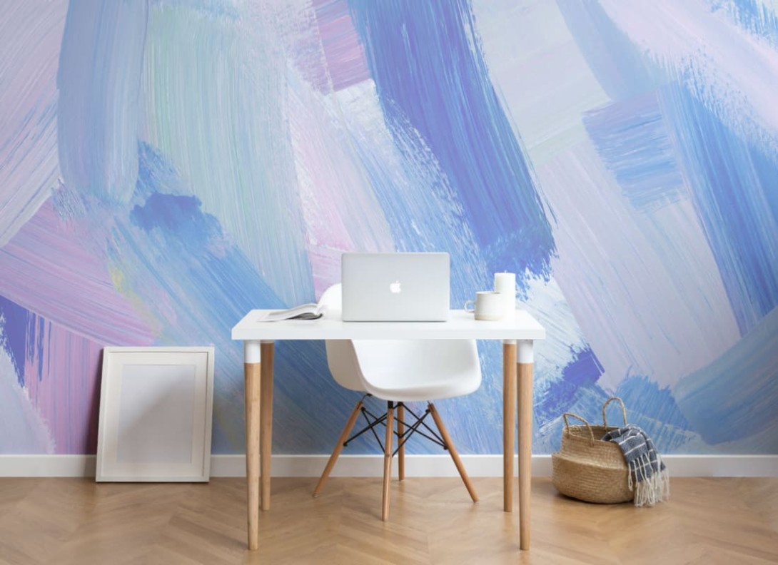 Hovia AB0094BU04W Karel - mural w abstrakcyjny wzór