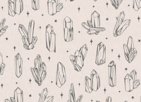 Hovia CO5001NE03W Reiki - mural w kryształy i gwiazdy