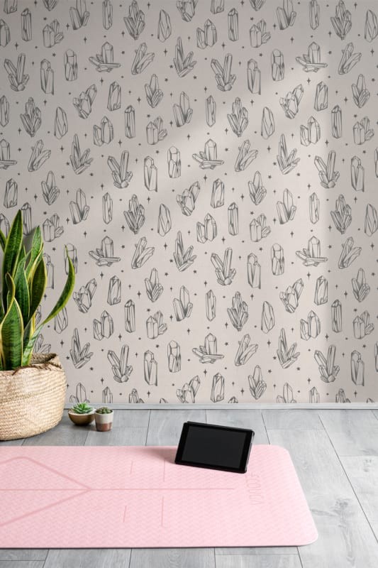 Hovia CO5001NE03W Reiki - mural w kryształy i gwiazdy