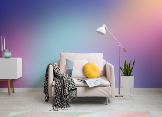 Hovia OM0027MU03W Aura - mural z efektem gradientu