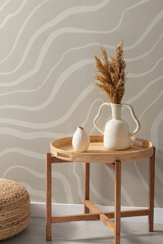 Hovia AB0107NE04W Seismic Sand - mural w organiczne linie