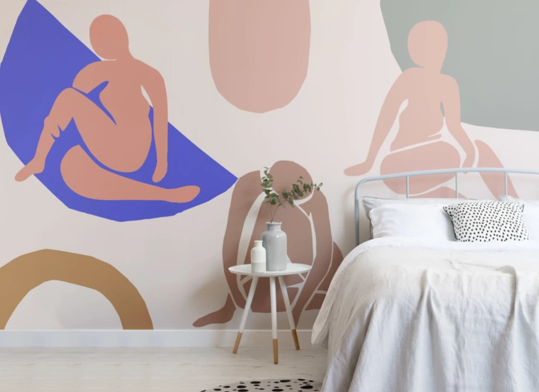 Hovia DE0001PI03W Pose - mural w ludzkie sylwetki inspirowane Matissem