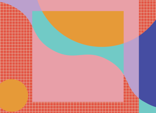 Hovia GE0135BI05W Ettore - mural w abstrakcyjny wzór geometryczny