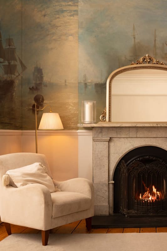 Hovia AR0029BU30W Keelman Heaving - mural w morze i statki