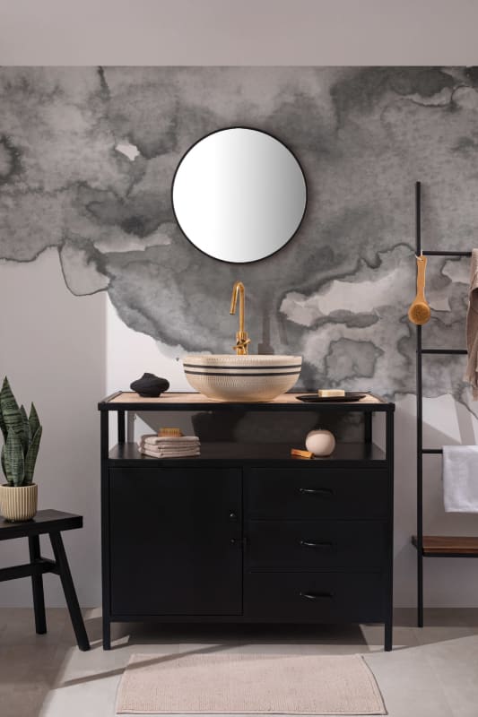 Hovia WA0025GE02W Billow - mural w akwarelowe plamy