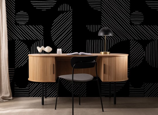 Hovia GE5113BW04W Boheme - mural w geometryczny wzór