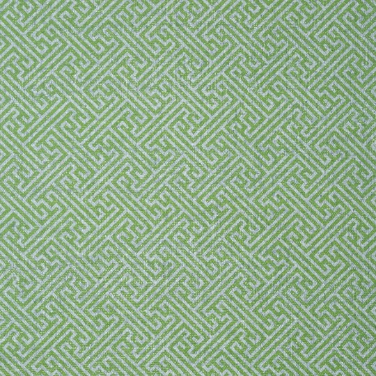 Anna French AT9843 Nara Charlotte Raffia Green and Blue - tapeta z rafii w geometryczny wzór