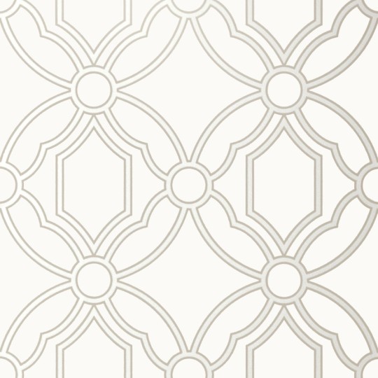Anna French AT6122 Serenade Roscoe Pearl - tapeta w geometryczny wzór inspirowany witrażem