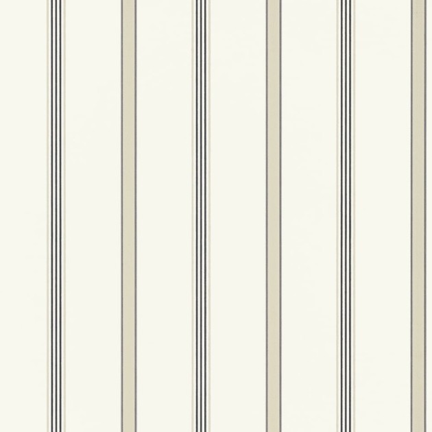 Anna French AT6140 Serenade Dawson Stripe Charcoal and Linen - tapeta w paski