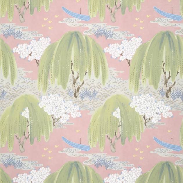 Anna French AT23111 Willow Tree Blush - tapeta w płaczące wierzby