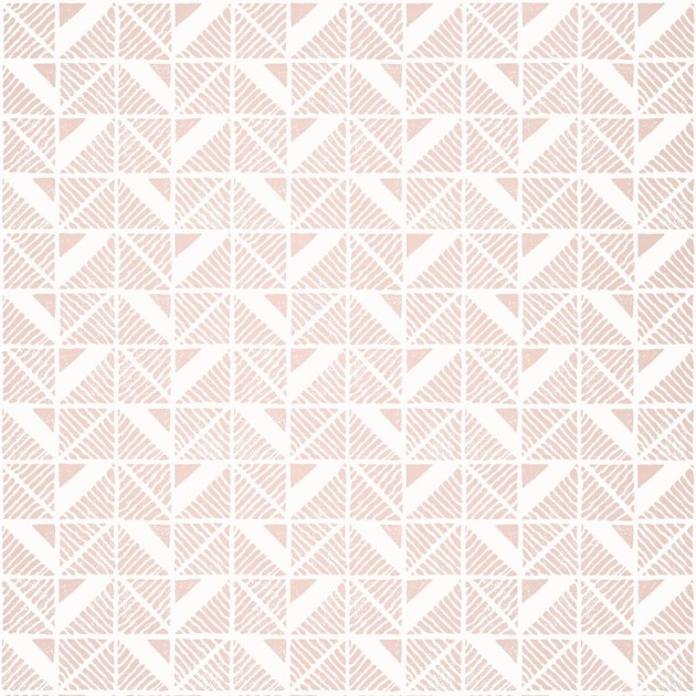Anna French AT23113 Willow Tree Bloomsbury Square Blush - tapeta w geometryczny wzór