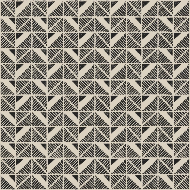 Anna French AT23120 Willow Tree Bloomsbury Square Black - tapeta w geometryczny wzór