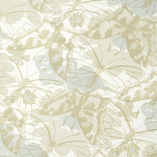 Anna French AT23178 Willow Tree Paxton Metallic on Neutral - tapeta w motyle