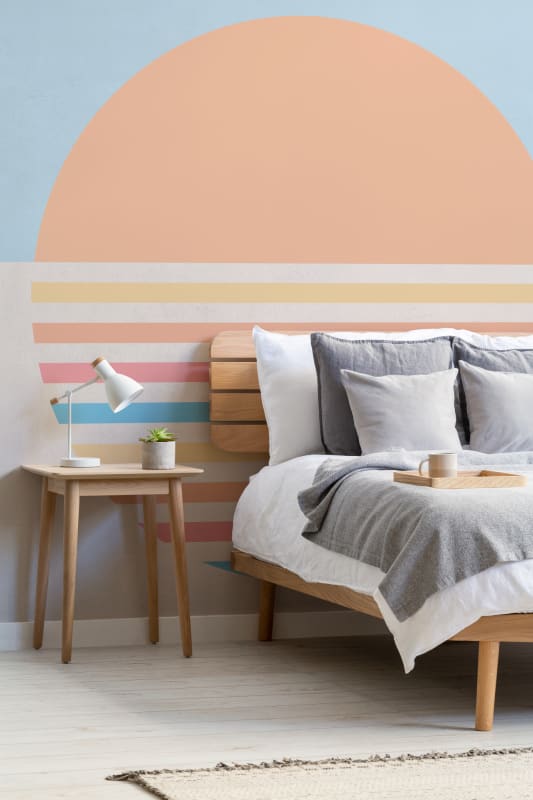 Hovia AB0098OR02W Sun Rays - mural w koło