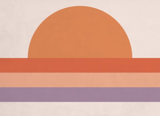 Hovia AB0097OR02W Sundown - mural w zachód słońca