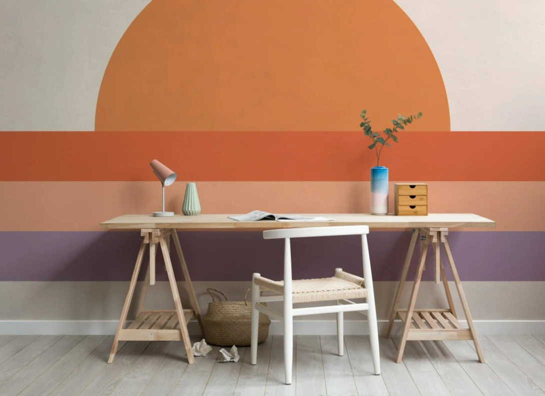 Hovia AB0097OR02W Sundown - mural w zachód słońca