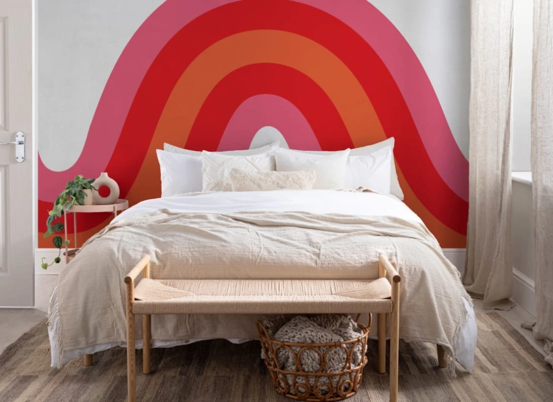 Hovia AB0096PI02W Rock Candy - mural w retro fale