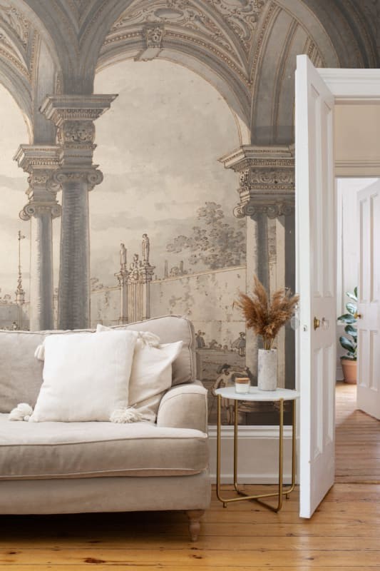 Hovia AR0024PU30W Colonnade - mural w barokową kolumnadę