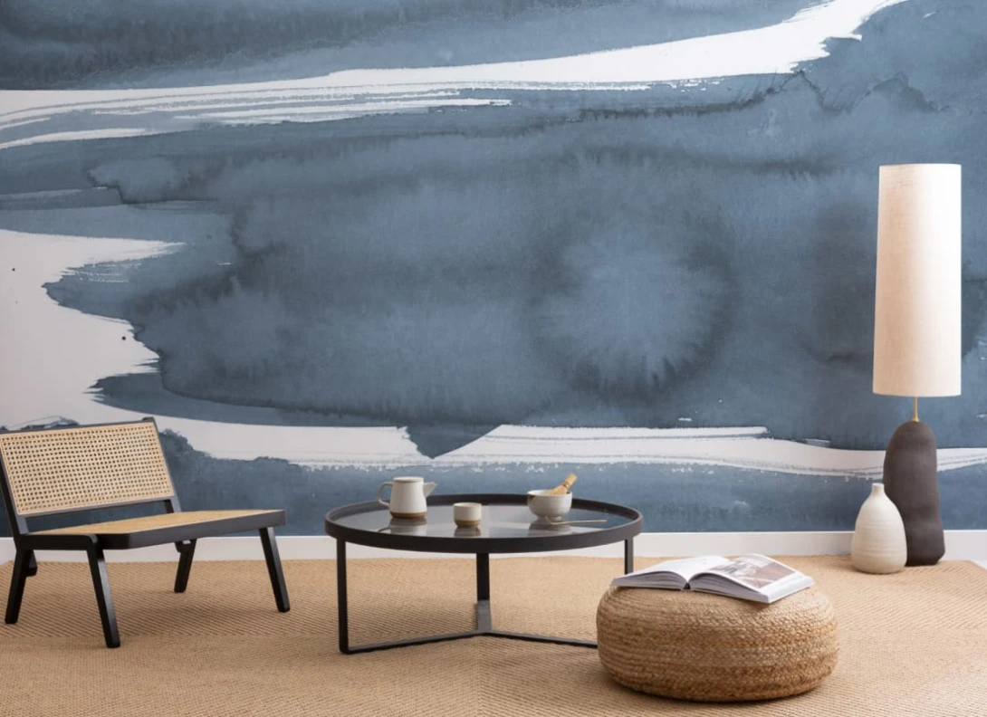 Hovia WA0006BU02W Woolf - mural w abstrakcyjny wzór abstrakcyjny