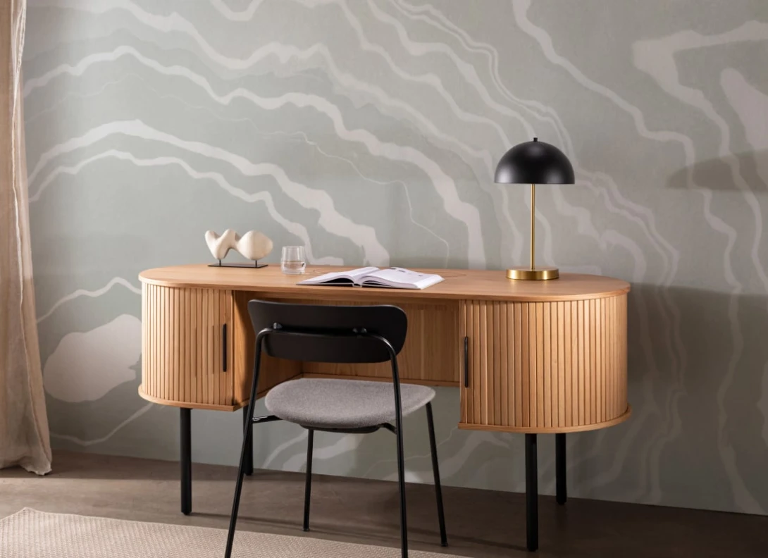 Hovia AB0123GR03W Kanazawa - mural w organiczne linie