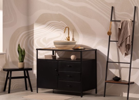Hovia AB0122NE03W Sumi - mural w organiczne linie