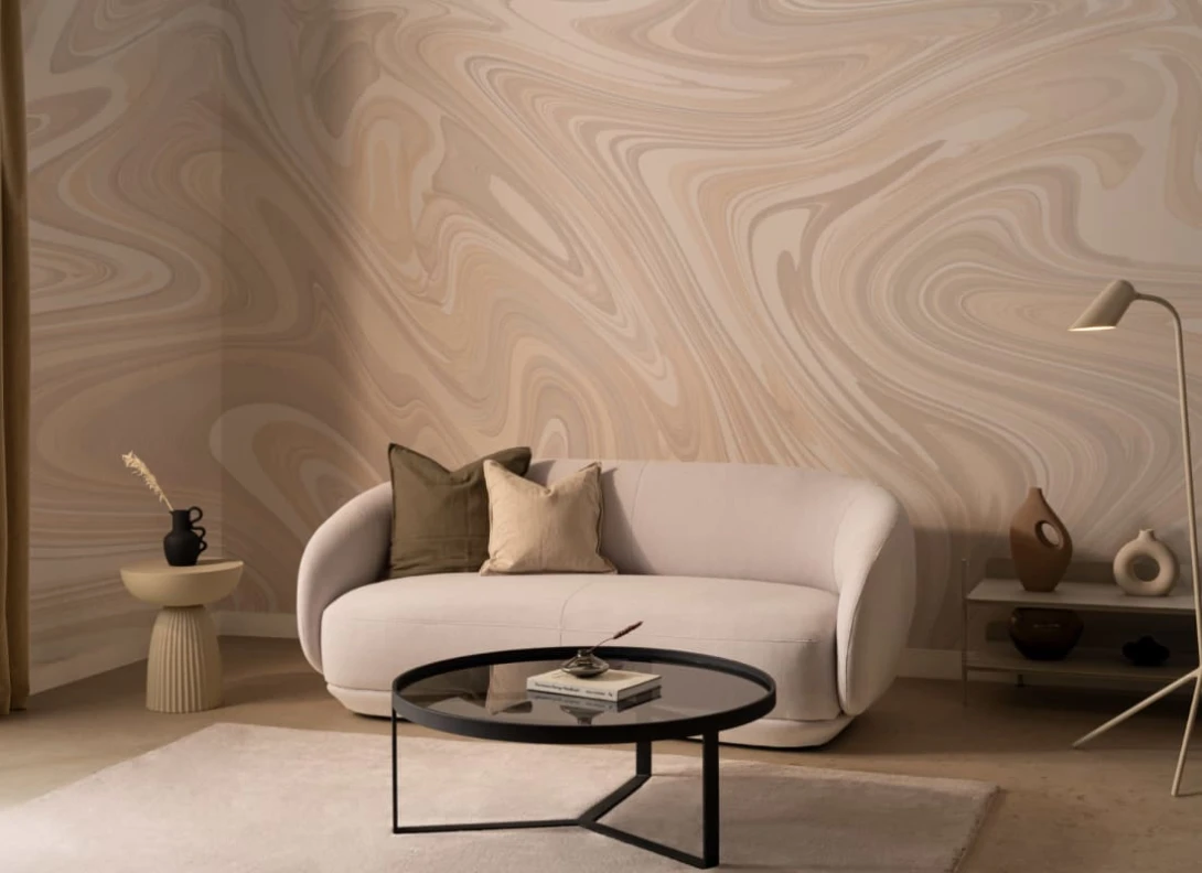 Hovia NA0032NE06W Macocha Neutra - mural w organiczne linie