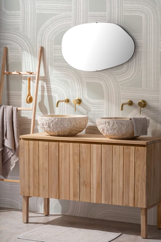 Hovia AB5016GR04W Path Sage - mural w minimalistyczne linie