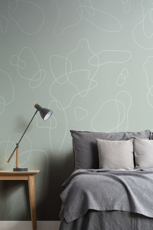 Hovia AB0010GR03W Daydream - mural w abstrakcyjne linie