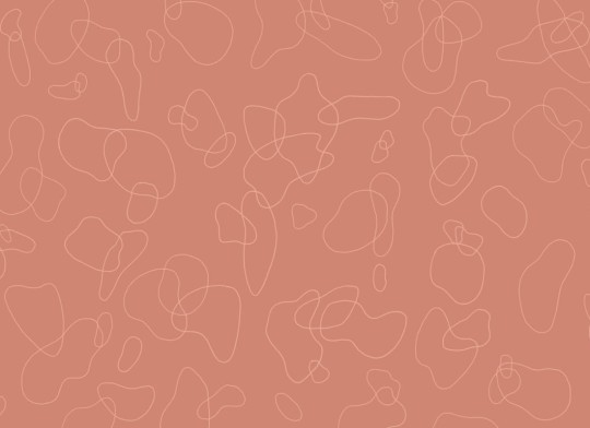 Hovia AB0009PI03W Daydream Terracotta - mural w abstrakcyjne linie