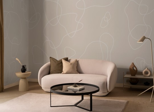 Hovia AB0135NE03W Daydream Light - mural w abstrakcyjne linie