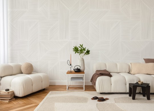 Hovia GE5112NE04W Etch - mural w geometryczne linie