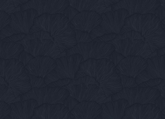 Hovia AB5020BU04W Lamella Navy - mural w minimalistyczny motyw roślinny