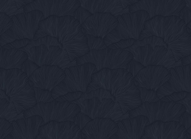 Hovia AB5020BU04W Lamella Navy - mural w minimalistyczny motyw roślinny