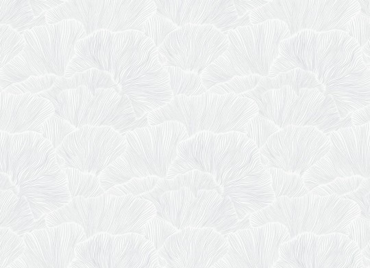 Hovia AB5022BU04W Lamella Blue - mural w minimalistyczny motyw roślinny