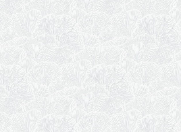 Hovia AB5022BU04W Lamella Blue - mural w minimalistyczny motyw roślinny