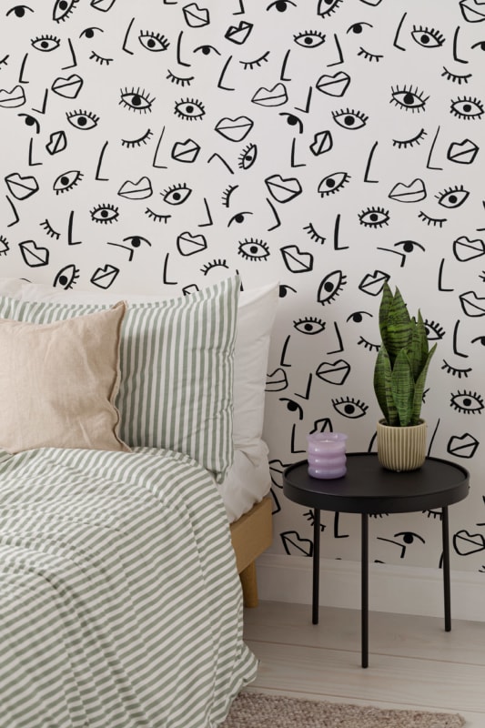 Hovia AB0044BW03W Picasso - mural w twarze w stylu Picassa