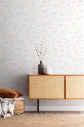 Hovia RP0002NE03W Picasso Nude - mural w twarze w stylu Picassa