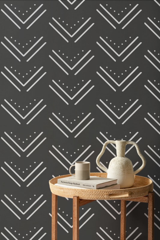 Hovia RP5044BW02W Arrowhead Black - mural w plemienne strzały